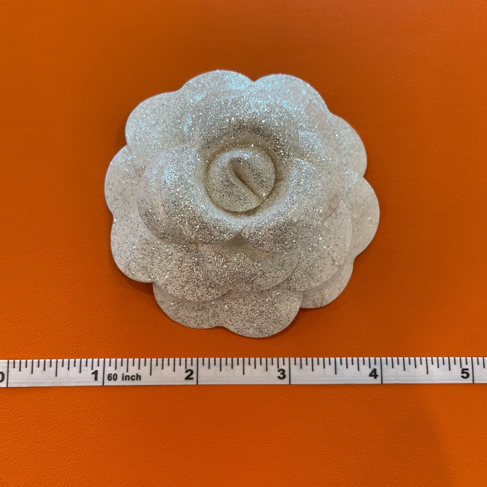 Authentic Chanel 2020 Holiday Camellia Flowers ( big size 3” )
